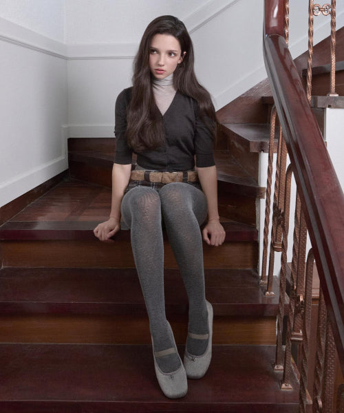 FAYE MARY JANE - 6 COLORS HAIRY GREY