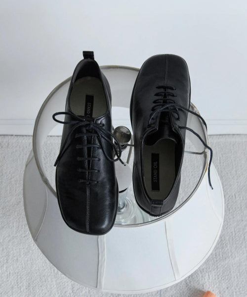 TIE LOAFER - 2 COLORS BLACK