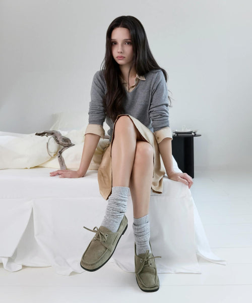 BRICK LOAFER - 2 COLORS OLIVE