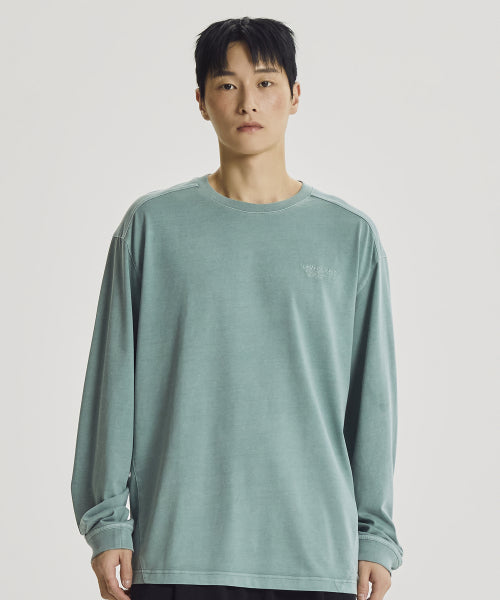 ESCAPE DYED LONG SLEEVE TEE - 3 COLORS B/GRAY