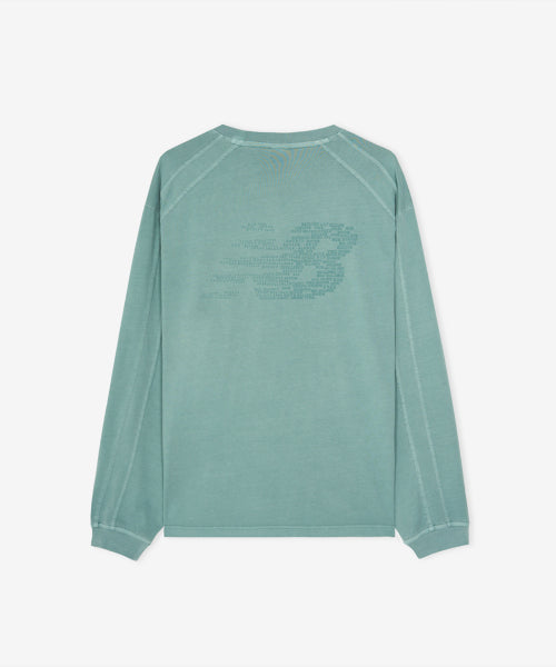 ESCAPE DYED LONG SLEEVE TEE - 3 COLORS B/GRAY