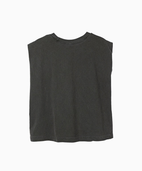 MNS X AMERICAN APPAREL NO RUN SLEEVELESS (OVER-FIT) - 4 COLORS CHARCOAL