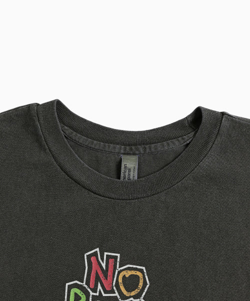MNS X AMERICAN APPAREL NO RUN SLEEVELESS (OVER-FIT) - 4 COLORS CHARCOAL