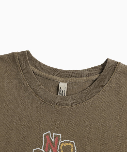 MNS X AMERICAN APPAREL NO RUN SLEEVELESS (OVER-FIT) - 4 COLORS BROWN