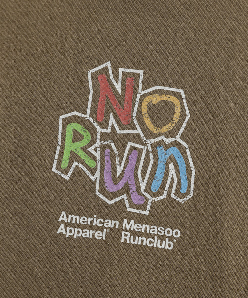 MNS X AMERICAN APPAREL NO RUN SLEEVELESS (OVER-FIT) - 4 COLORS BROWN