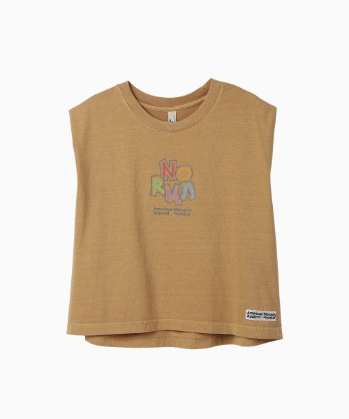 MNS X AMERICAN APPAREL NO RUN SLEEVELESS (OVER-FIT) - 4 COLORS MUSTARD