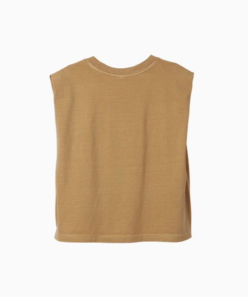 MNS X AMERICAN APPAREL NO RUN SLEEVELESS (OVER-FIT) - 4 COLORS MUSTARD