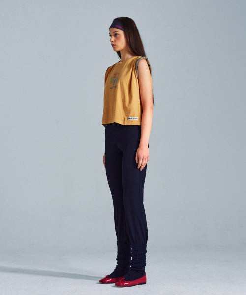MNS X AMERICAN APPAREL NO RUN SLEEVELESS (OVER-FIT) - 4 COLORS MUSTARD