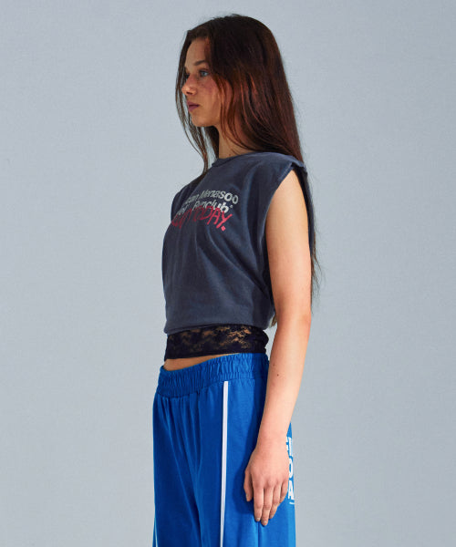 MNS X AMERICAN APPAREL TODAY SLEEVELESS (OVER-FIT) - 4 COLORS CHARCOAL