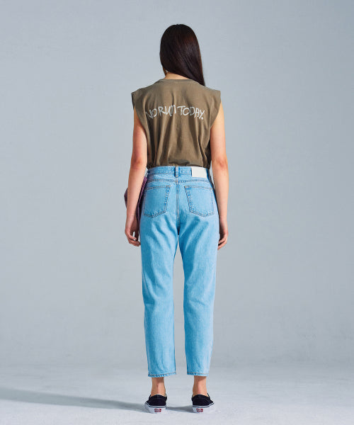 MNS X AMERICAN APPAREL TODAY SLEEVELESS (OVER-FIT) - 4 COLORS BROWN