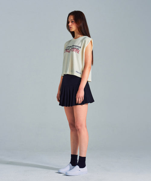 MNS X AMERICAN APPAREL TODAY SLEEVELESS (OVER-FIT) - 4 COLORS CREAM