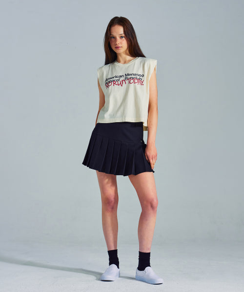 MNS X AMERICAN APPAREL TODAY SLEEVELESS (OVER-FIT) - 4 COLORS CREAM