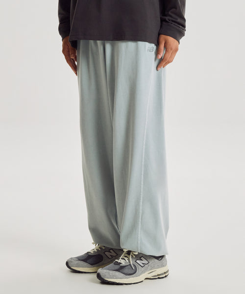 ESCAPE DYED SWEAT OVERFIT JOGGER PANTS - 2 COLORS B/GRAY
