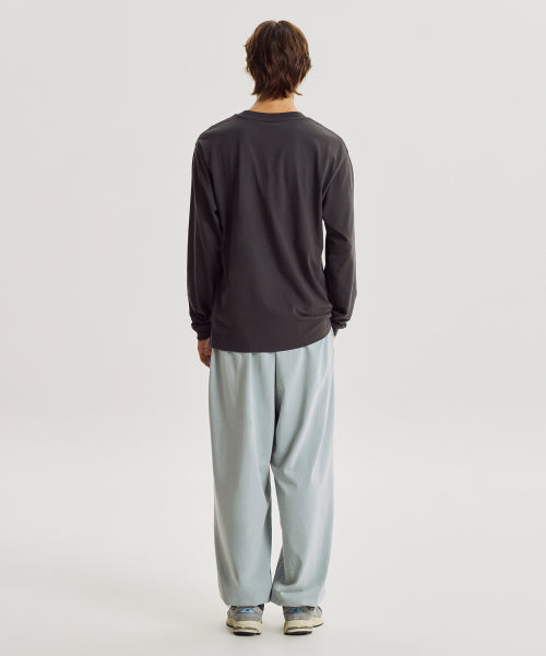 ESCAPE DYED SWEAT OVERFIT JOGGER PANTS - 2 COLORS B/GRAY