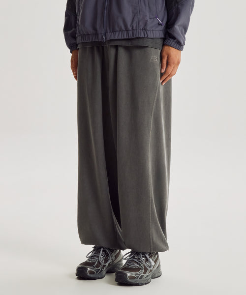 ESCAPE DYED SWEAT OVERFIT JOGGER PANTS - 2 COLORS CHARCOAL