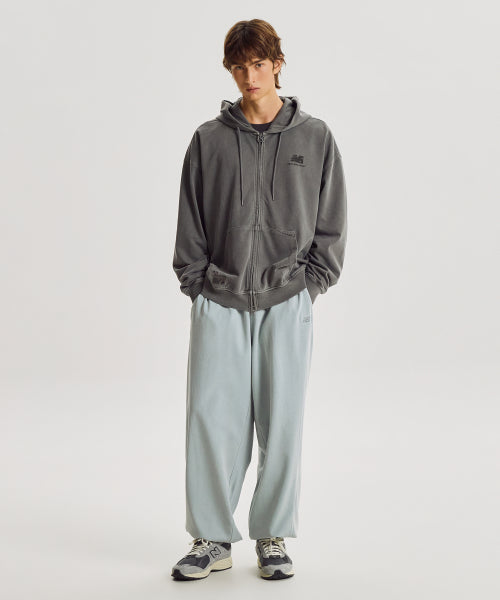 ESCAPE DYED HOOD ZIP UP - 2 COLORS CHARCOAL