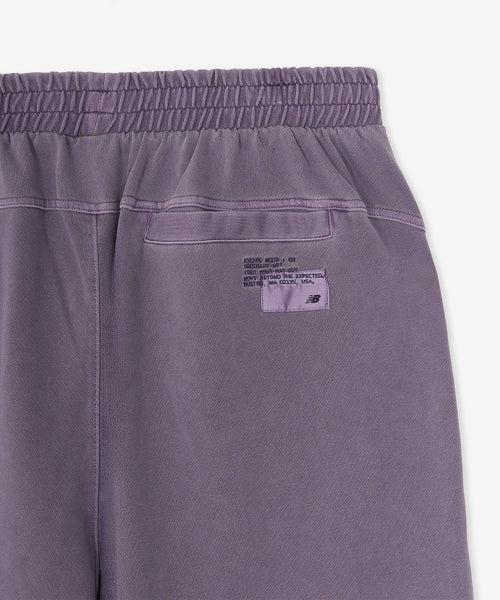 ESCAPE DYED BERMUDA SWEAT SHORTS - 2 COLORS PURPLE
