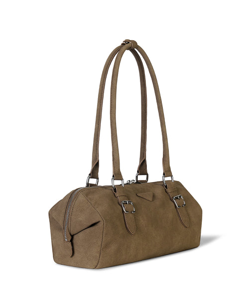SOTY BUCKLE BAG PEBBLE - 2 COLORS CAMEL