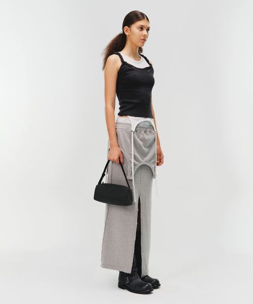 SOTY MELLOW BAG NUBUCK - 2 COLORS BLACK