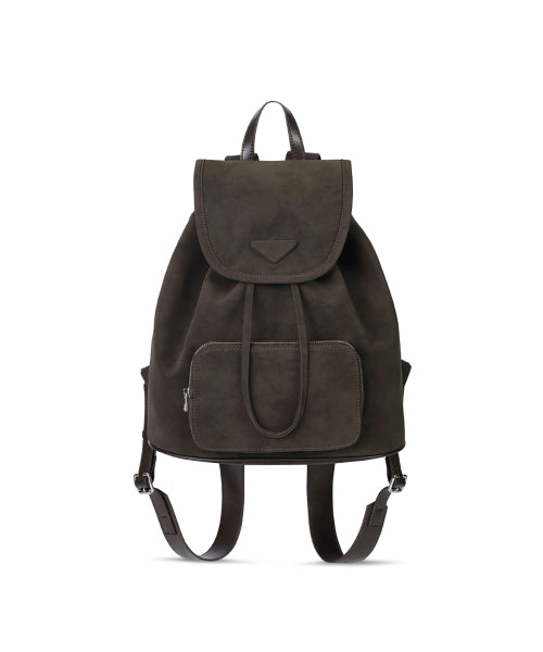 SOTY BACKPACK NUBUCK - 2 COLORS BROWN