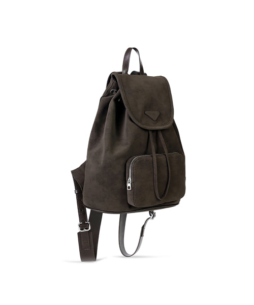 SOTY BACKPACK NUBUCK - 2 COLORS BROWN