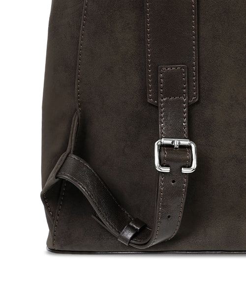 SOTY BACKPACK NUBUCK - 2 COLORS BROWN