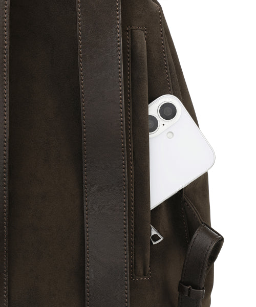 SOTY BACKPACK NUBUCK - 2 COLORS BROWN