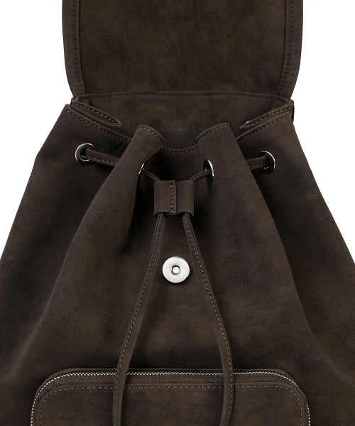 SOTY BACKPACK NUBUCK - 2 COLORS BROWN