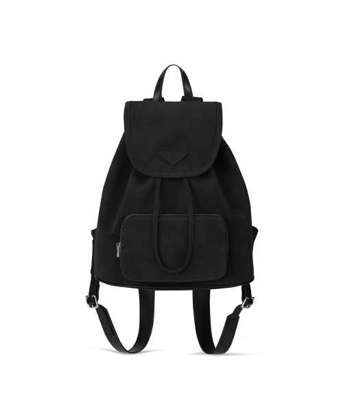 SOTY BACKPACK NUBUCK - 2 COLORS BLACK