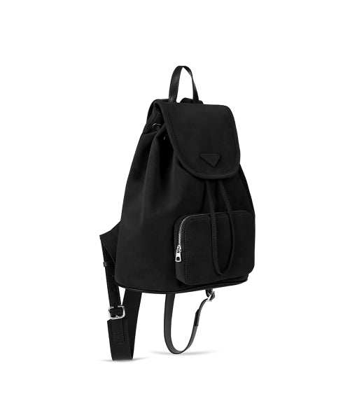 SOTY BACKPACK NUBUCK - 2 COLORS BLACK