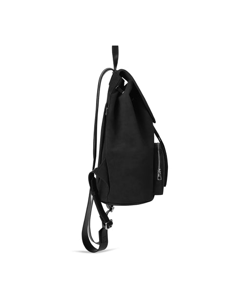 SOTY BACKPACK NUBUCK - 2 COLORS BLACK
