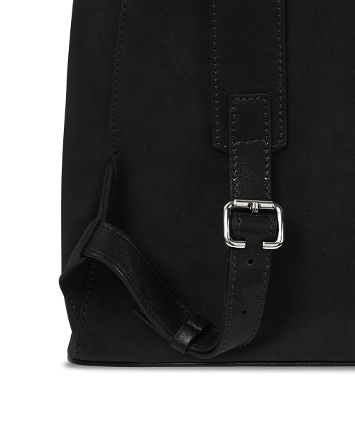 SOTY BACKPACK NUBUCK - 2 COLORS BLACK