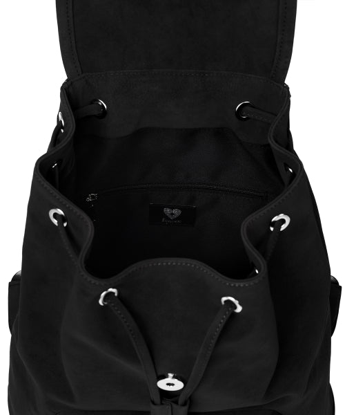 SOTY BACKPACK NUBUCK - 2 COLORS BLACK