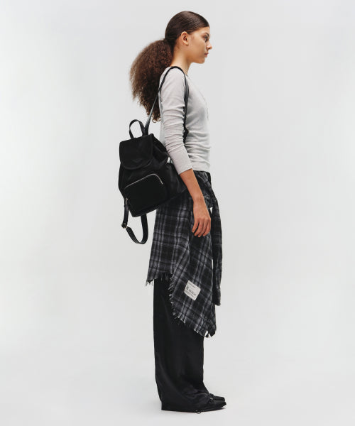 SOTY BACKPACK NUBUCK - 2 COLORS BLACK