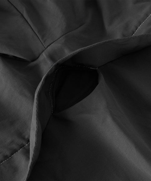 NB-ESCAPE STAND NECK WARM UP JACKET - 3 COLORS CHARCOAL