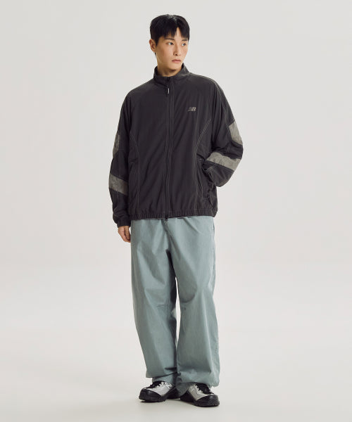 NB-ESCAPE STAND NECK WARM UP JACKET - 3 COLORS CHARCOAL