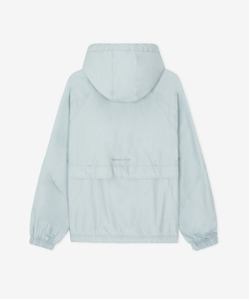 WOMEN ALLDAY WASHED HOODED WINDBREAKER - 2 COLORS D/BLUE