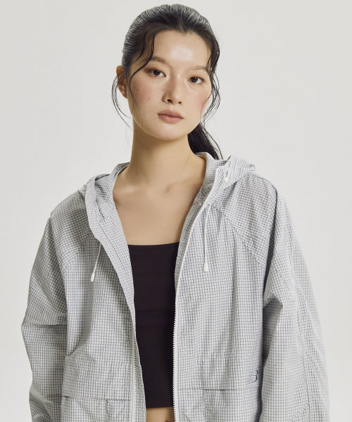 WOMEN ALLDAY HOODED WINDBREAKER - 3 COLORS S/BLUE