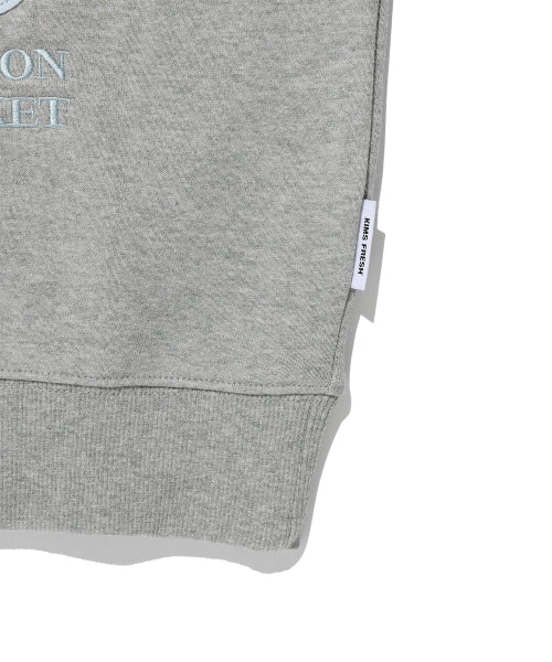 MESSY ALPHA APP SWEATSHIRT - 6 COLORS GREY