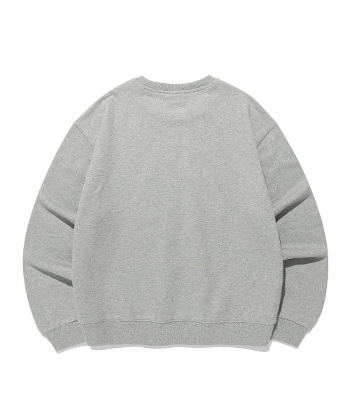MESSY ALPHA APP SWEATSHIRT - 6 COLORS GREY