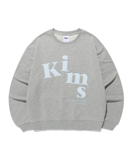 MESSY ALPHA APP SWEATSHIRT - 6 COLORS GREY