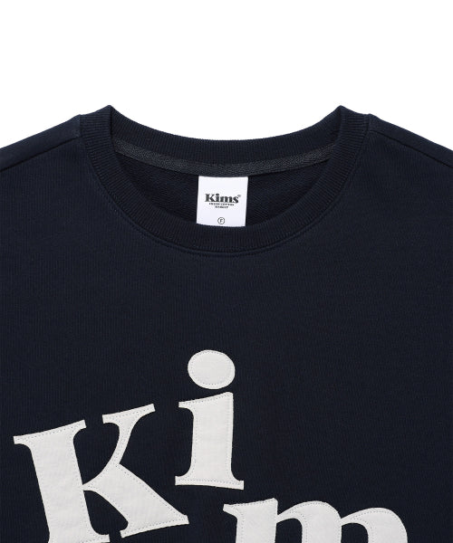 MESSY ALPHA APP SWEATSHIRT - 6 COLORS NAVY