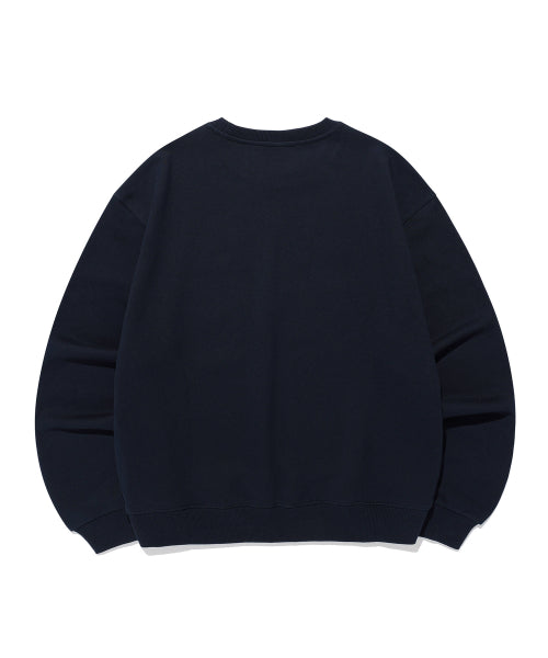MESSY ALPHA APP SWEATSHIRT - 6 COLORS NAVY