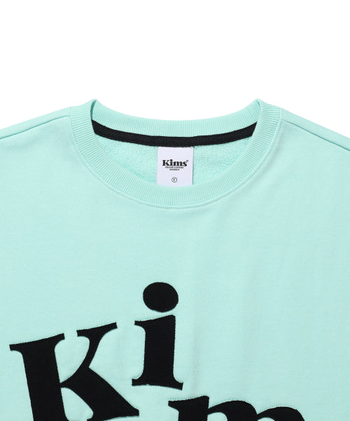 MESSY ALPHA APP SWEATSHIRT - 6 COLORS MINT