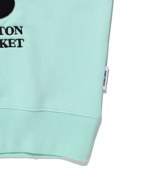 MESSY ALPHA APP SWEATSHIRT - 6 COLORS MINT