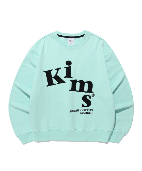 MESSY ALPHA APP SWEATSHIRT - 6 COLORS MINT