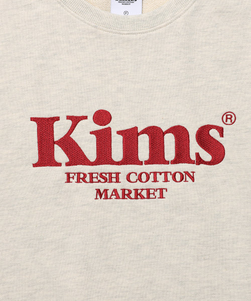 KIMS BAM LOGO SWEATSHIRT - 5 COLORS OATMEAL
