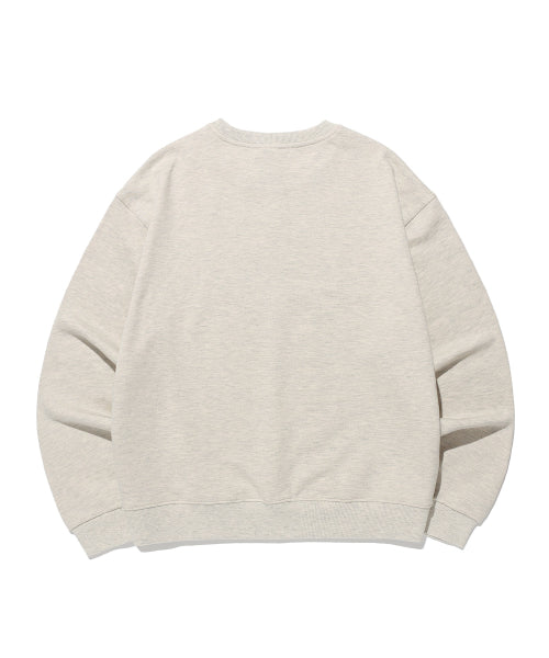 KIMS BAM LOGO SWEATSHIRT - 5 COLORS OATMEAL
