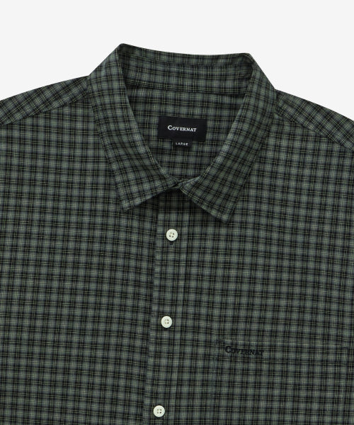 CHECK SHIRT #SANA同款！ - 3 COLORS NAVY