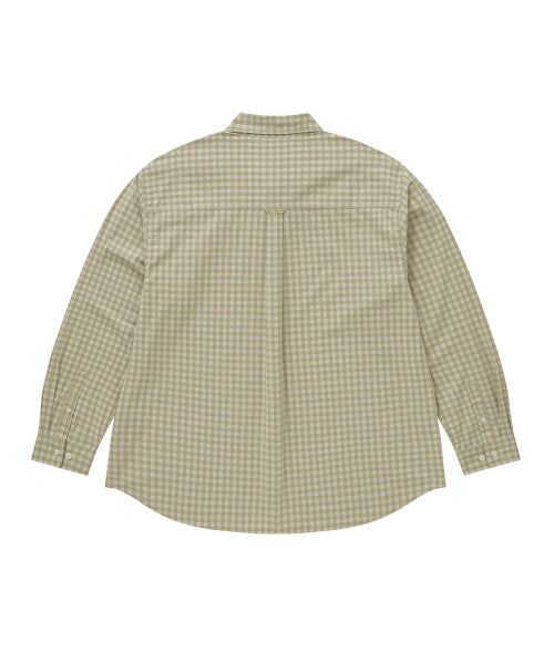 CHECK SHIRT #SANA同款！ - 3 COLORS BEIGE